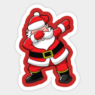 Dabbing Santa Claus Christmas Dancer Sticker